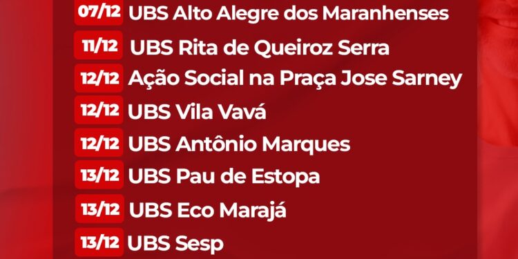 Coroatá/MA – DEZEMBRO VERMELHO