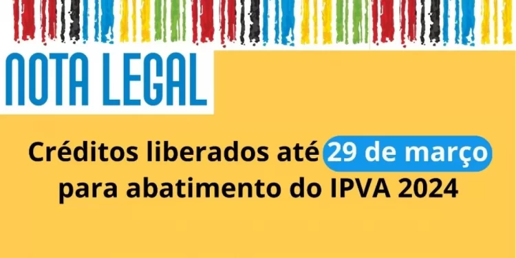 São Luís/MA – Mais de R$ 70 mil já foi resgatado do Nota Legal como abatimento do IPVA 2024