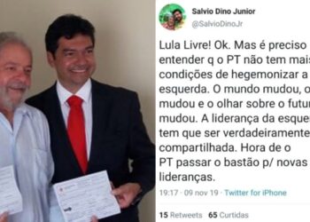 São Luís/MA – Irmão de Flávio Dino atuou como militante anti-Lula e anti-petista na época da operação Lava Jato