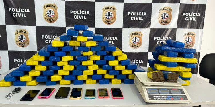 São Luís/MA – Cinco pessoas são presas e mais de 100 kg de drogas são apreendidas em operação da Segurança Pública