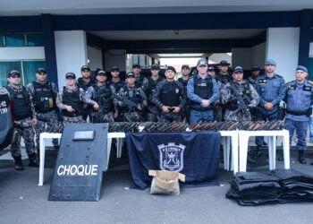 São Luís/MA – Secretaria de Segurança Pública apreende arsenal de armas de fogo em imóvel abandonado