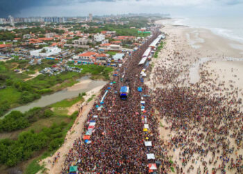São Luís/MA – É o Tchan, Belo, Lauana Prado e Geraldo Azevedo levam milhares de pessoas ao Circuito Litorânea no último dia do Carnaval do Maranhão 2024
