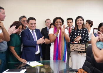 São Luís/MA – Secretário Maurício Martins empossa Elivânia Estrela para o cargo de ouvidora da Segurança Pública