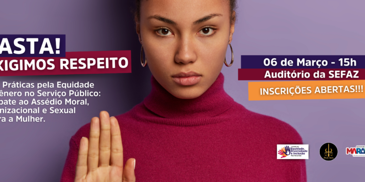 São Luís/MA – PGE abre inscrições para evento sobre equidade e combate ao assédio no serviço público