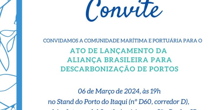 São Luís/MA – Aliança Brasileira para Descarbonização de Portos será Lançada no Porto do Itaqui durante o Intermodal