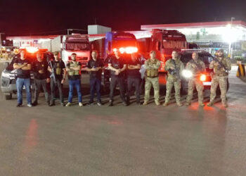 São Luís/MA – Ação policial consegue impedir roubo de carga de grãos na região portuária