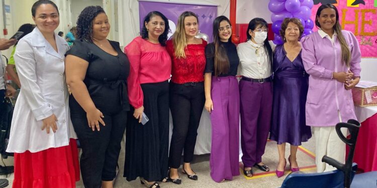 São Luís/MA – Fátima Araújo é homenageada em evento alusivo ao Dia Internacional da Mulher no Hospital Genésio Rêgo