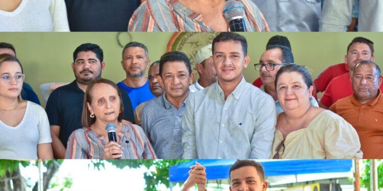 PIRAPEMAS / MA – Matheus da Amovelar ganha Fôlego com a adesão de dona Idina Hortegal braço forte do governo Brandão trouxe credibilidade e influência para a pré-campanha.