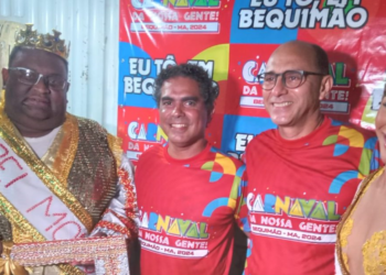 BEQUIMÃO / MA – Mostra beleza e muita alegria no CARNAVAL DA NOSSA GENTE  na abertura da festa Momesca atraindo milhares de foliões