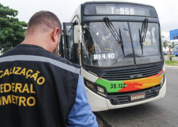São Luís/MA – ‘Caixas-pretas’ de ônibus urbanos passam por fiscalização do Inmeq/MA