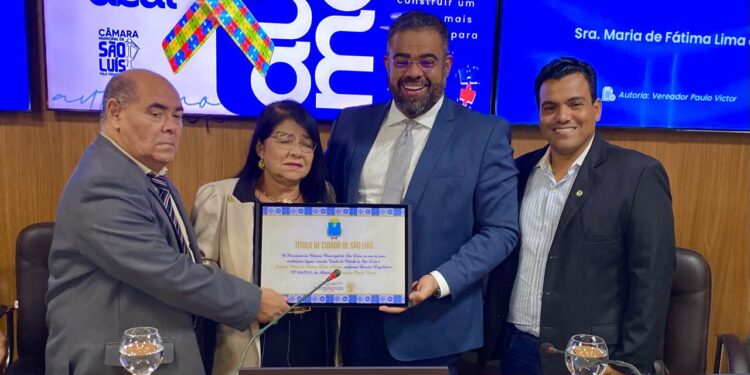 MERECIDO | Vereadora Fátima Araújo é a mais nova cidadã de São Luís