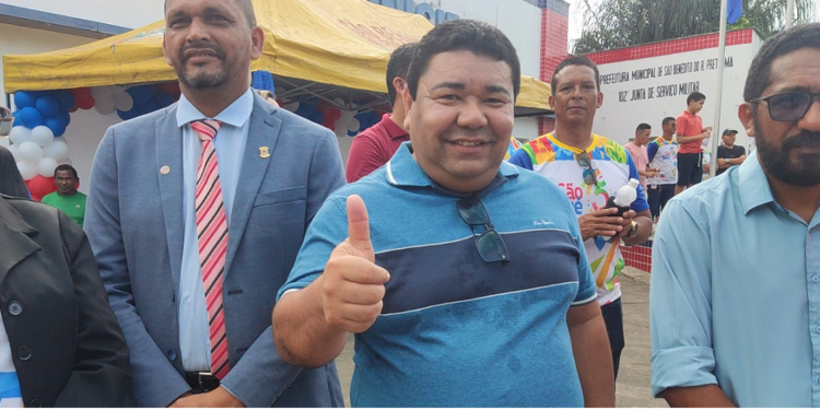 SÃO BENEDITO DO RIO PRETO /MA – Presidente da Câmara José dos Santos “Mirim” Celebra os 75 anos do aniversário da cidade junto a outras autoridades.