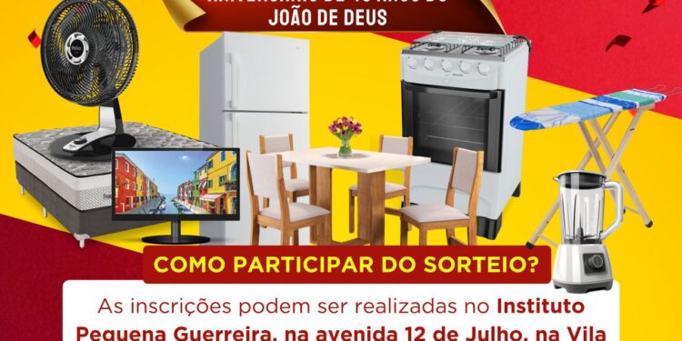 São Luís/MA – Abertas as inscrições para o sorteio de prêmios no aniversário do bairro João de Deus