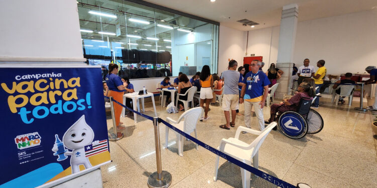 São Luís/MA – Governo do Maranhão realiza Dia D de vacinação contra a influenza