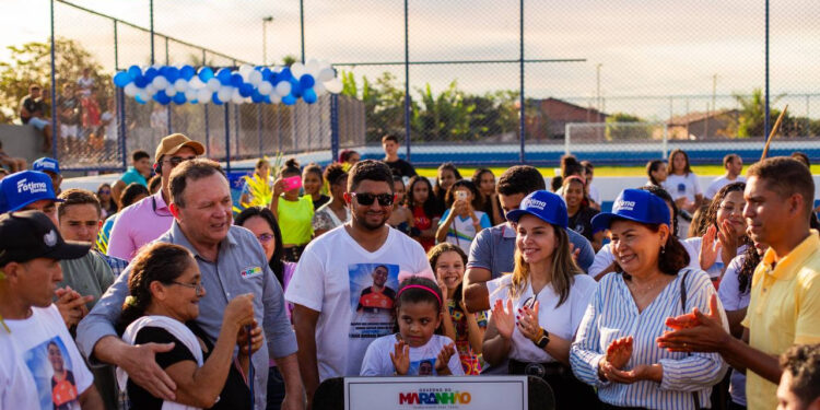 Lajeado Novo e Sambaíba /MA – Governo entrega obras de esporte e lazer para a população