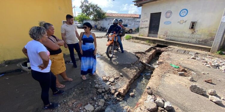 Fátima Araújo lidera mutirão com moradores da VILA Lobão após 30 dias pelo poder público