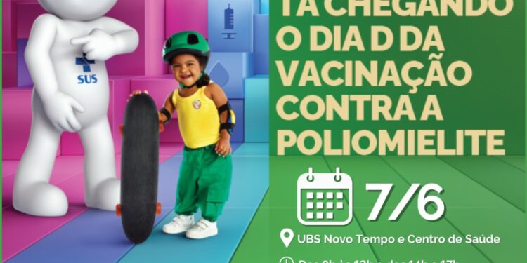 Matões do Norte/MA – Está chegando o dia D da vacinação contra a Poliomielite