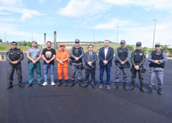 São Luís/MA – Forças de Segurança vistoriam estrutura do Arraial Bumba Meu São João na área externa do Castelinho