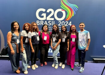 São Luís/MA – Estudantes protagonistas da rede estadual atuam na cobertura jornalística do G20 Brasil