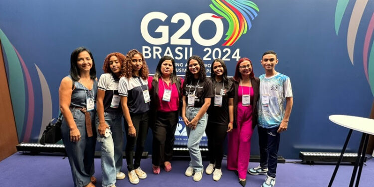 São Luís/MA – Estudantes protagonistas da rede estadual atuam na cobertura jornalística do G20 Brasil