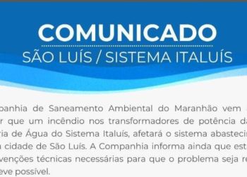 COMUNICADO – SÃO LUÍS / SISTEMA ITALUÍS