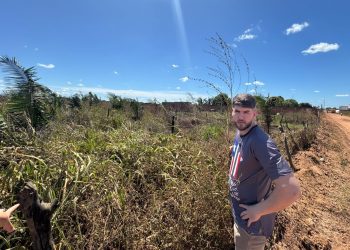 Bacabal/MA – Deputado Davi Brandão visita local de futuro abrigo de proteção animal