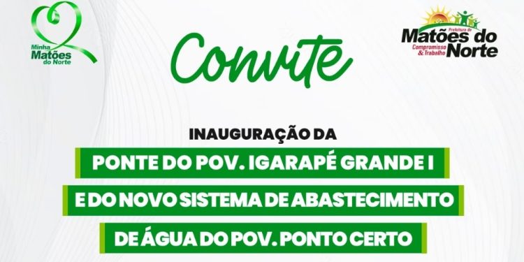 MATÕES DO NORTE/MA – CONVITE