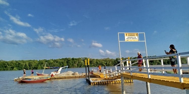 Turistas se encantam com as belezas naturais de Bequimão localizado no Polo Floresta dos Guarás.
