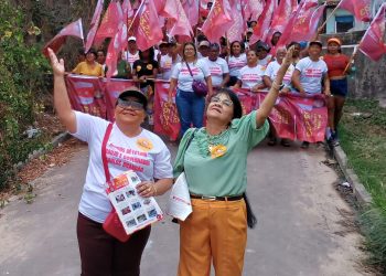 SÃO LUÍS/MA – FÁTIMA ARAÚJO EM CAMINHADA PELO RESIDENCIAL SANTOS DUMONT, Nº 65223