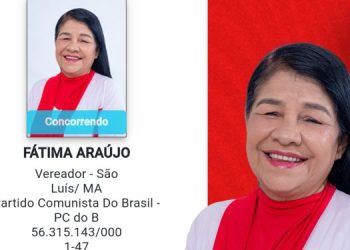 São Luís/MA – Fátima Araújo vai concorrer a reeleição com o 65.223, mesmo número das últimas eleições