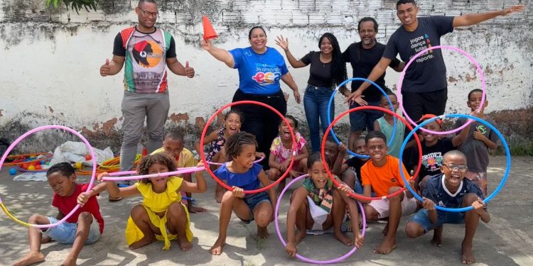 São Luís/MA – Funac realiza manhã de recreação para as crianças do Projeto Quilombola