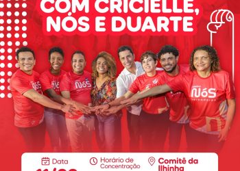 CAMINHADA COM CRICIELLE, NÓS E DUARTE