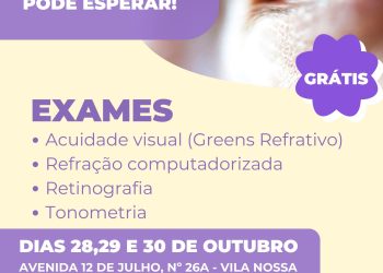 FÁTIMA ARAÚJO PROMOVE MAIS UM MULTIRÃO DA SAÚDE NOS DIAS 28,29 E 30 DESSE MÊS