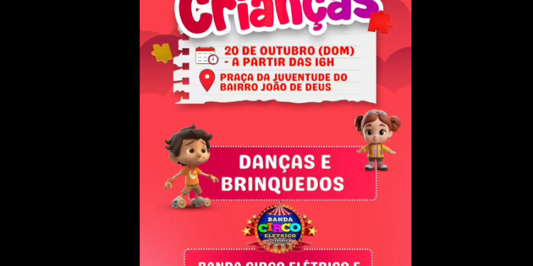 FÁTIMA ARAÚJO (A pequena Guerreira) Homenageia crianças do João de Deus Praça da Juventude no domingo 20