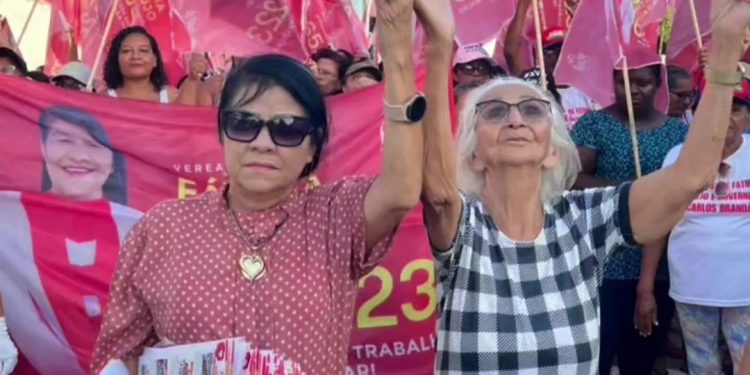 RETA FINAL – FÁTIMA ARAÚJO É BEM RECEBIMA EM TODAS COMUNIDADES POR ONDE PASSA