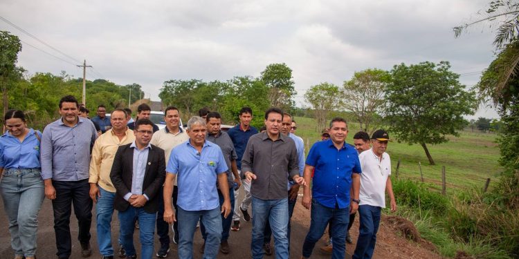 Monte Altos/MA – Governador em exercício Felipe Camarão vistoria obras