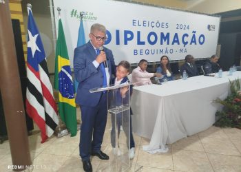 Em solenidade realizada na cidade de Bequimão, Zé Martins e professor Ivaldo comemoram diplomação depois de vitória dupla na Justiça Eleitoral