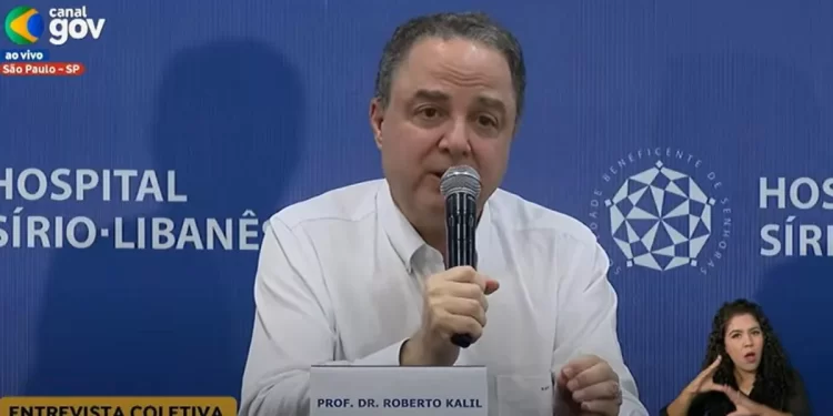 Brasília – “Lula está estável, consciente e não tem sequela”, afirma Kalil, médico do presidente