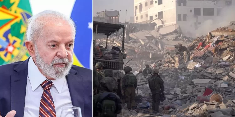 Brasília – Lula condena plano de Trump para Gaza: “ninguém fará um lugar bonito sobre cadáveres de mulheres e crianças”
