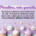 DO vovô Félix, vovó Maria, dos tios Yan e Kauane, dos priminhos Ethan Levi, Noah RavY e Maria Cecília parabenizam os três aninhos de Kaissa de Souza Everton Ferreira.