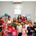 A Equipe E-Multi, realizou a atividade coletiva “Páscoa Psicofono” para as crianças atendidas.