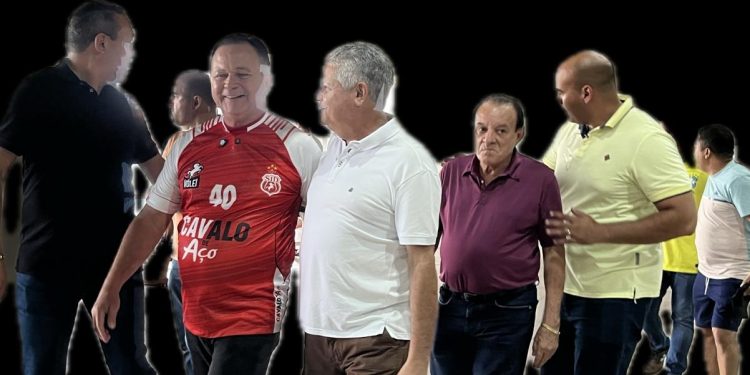 Prefeito Walace do município  de ICATU,  no estádio Castelão na Grande Ilha, curtindo a conquista do MAC sobre o Imperatriz, consagrando-se CAMPEÃO MARANHENSE 2025.