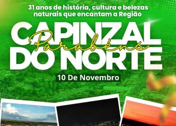 CAPINZAL DO NORTE CELEBRA 31 ANOS DE HISTÓRIA, ORGULHO E CONQUISTAS