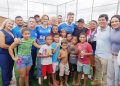 EM SANTA RITA / Milton Gonçalo imprime ritmo acelerado com a entrega do Complexo Esportivo Arena Brasil, no povoado Cinco Estrelas.
