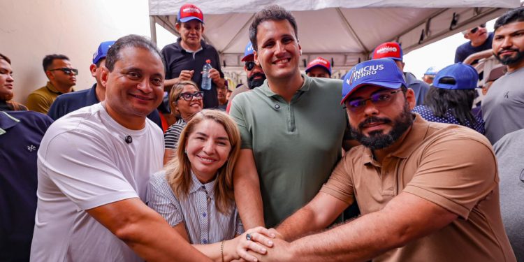 Dudu Diniz recebe Orleans, Iracema Vale e Audreia Noleto e reafirma apoio ao grupo liderado por Brandão