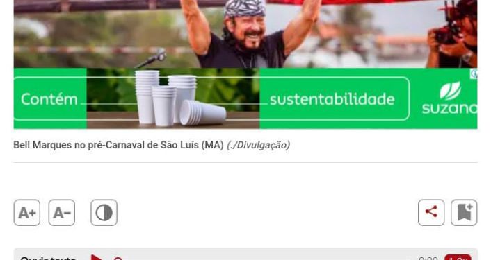 DEU NA VEJA: O efeito da passagem de Bell Marques pelo pré-Carnaval do Maranhão