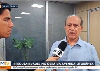 SECRETÁRIA NEGA SUPERFATURAMENTO NA OBRA DO PROLONGAMENTO DA AVENIDA LITORÂNIA