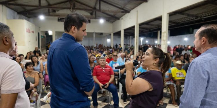 EM RIACHÃO ORLEANS BRANDÃO RECEBE APOIO DA PREFEITA PAULA COELHO E DEFENDE CONTINUIDADE DO MUNICIPALISMA