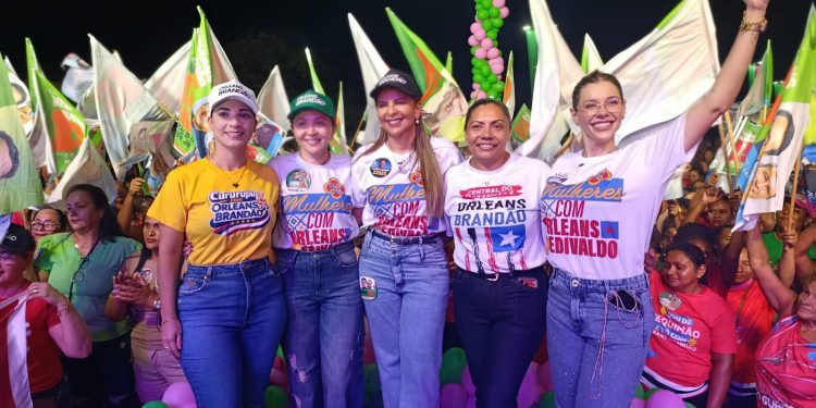 Bequimão se veste de força feminina e mulheres do Litoral celebram grande mobilização em apoio a Orleans Brandão